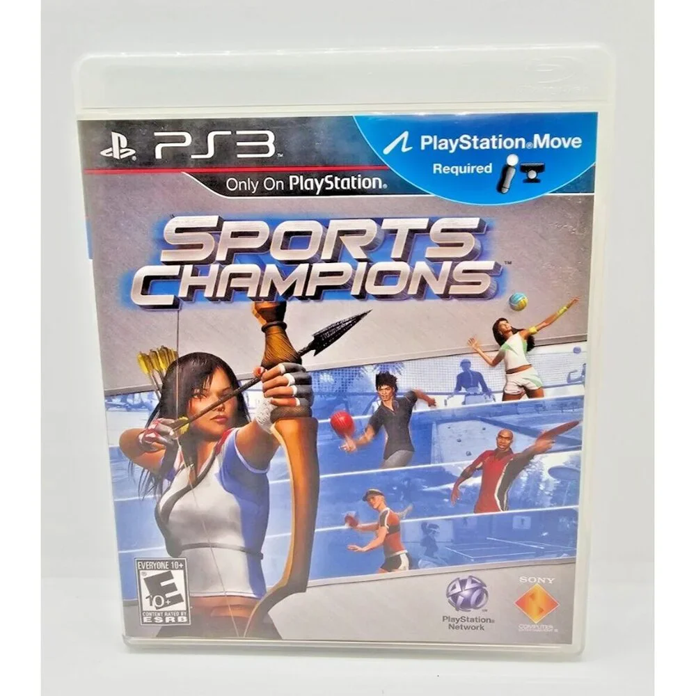 Sports Champions (Sony PlayStation 3 , 2010) PS3 move no scratches